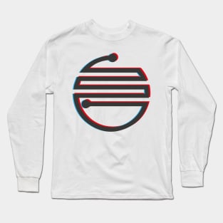 Maze - Glitch effect Long Sleeve T-Shirt